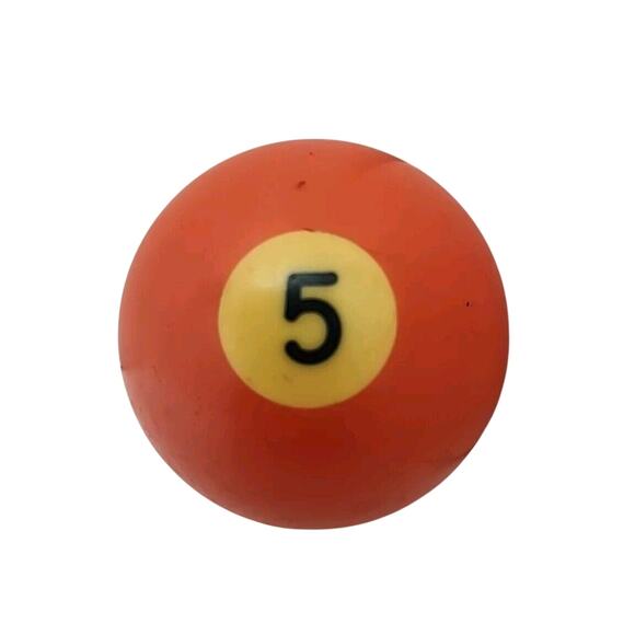 Vintage Replacement #5 Billiard Pool Ball Standard Regulation 2 1/4" Diameter - Picture 1 of 6